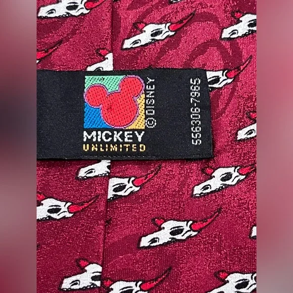 Disney Mickey Unlimited Men’s Vintage 90’s Western Donald Duck Death Valley Tie - Picture 7 of 7